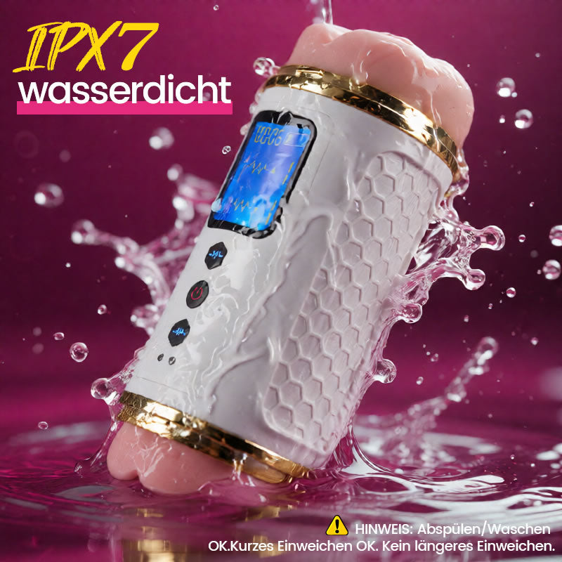 Throb - Dual-End Vibrator Ausdauer-Trainer Edging-Verzögerung & Endurance-Builder Masturbator für