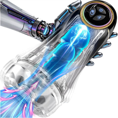 Masturbator Sex Spielzeug für die Männer mit 10 Saugmodi 10 Vibration Masturbieren für Männer, Tagnaff Upgrade Saug Penis Vibrator 3D Vibratorensets Sexspielzeug Solo Manuelle Cup-Masturbatoren