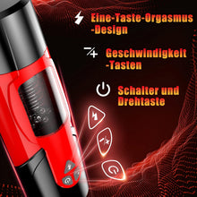 Load image into Gallery viewer, Elektrischer Masturbator Mann Handfrei Cup mit 7 Modi Teleskop und Rotation