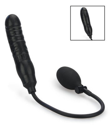 Aufblasbarer Analdildo mit Handpumpe