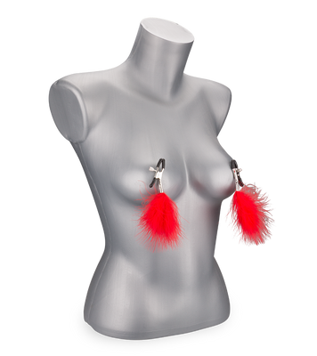 Nippelklammern mit Federn