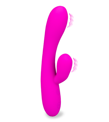 Wiederaufladbarer Rabbit-Vibrator Violetta